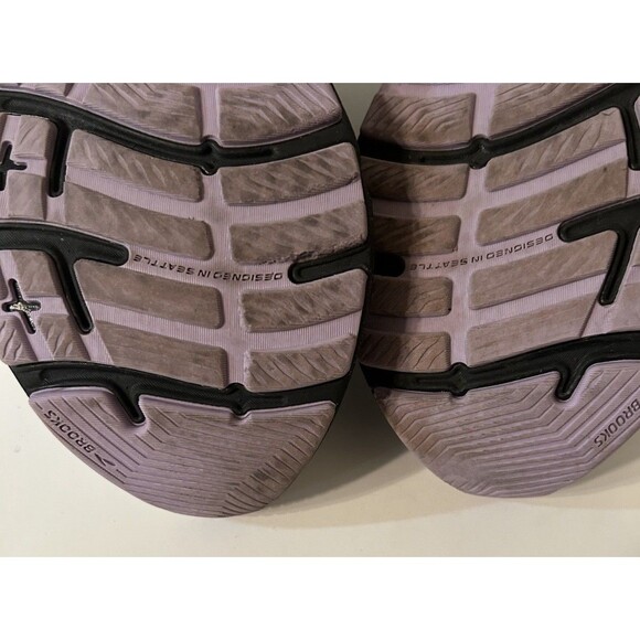 Size 9 - Brooks Adrenaline GTS 23 Gray And Lavender Womens EU 40.5 - Picture 11 of 12
